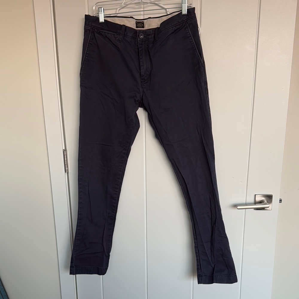 J Crew Black Chino Pants